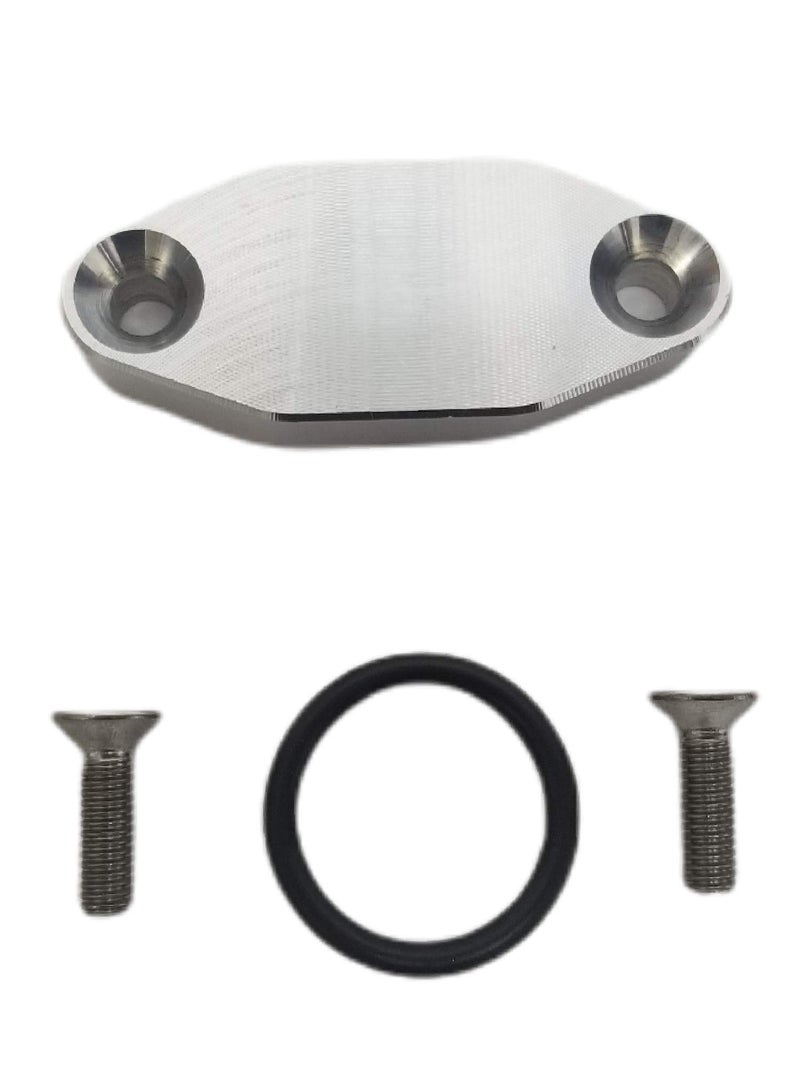 Z Whip LS Billet Oil Port Plate On Oil Pan for Gen III IV Series Engines LS1 LSX LS2 LS3 Oil Port LQ4 LQ9 LS6 L92 L99 L33 5.3L 4.8L 5.7L 6.0L 6.2L Proudly Made In The USA - Image 5